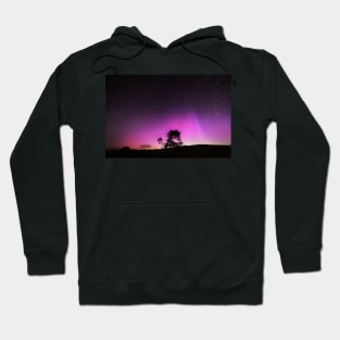 Nothern Lights over Wales Hoodie